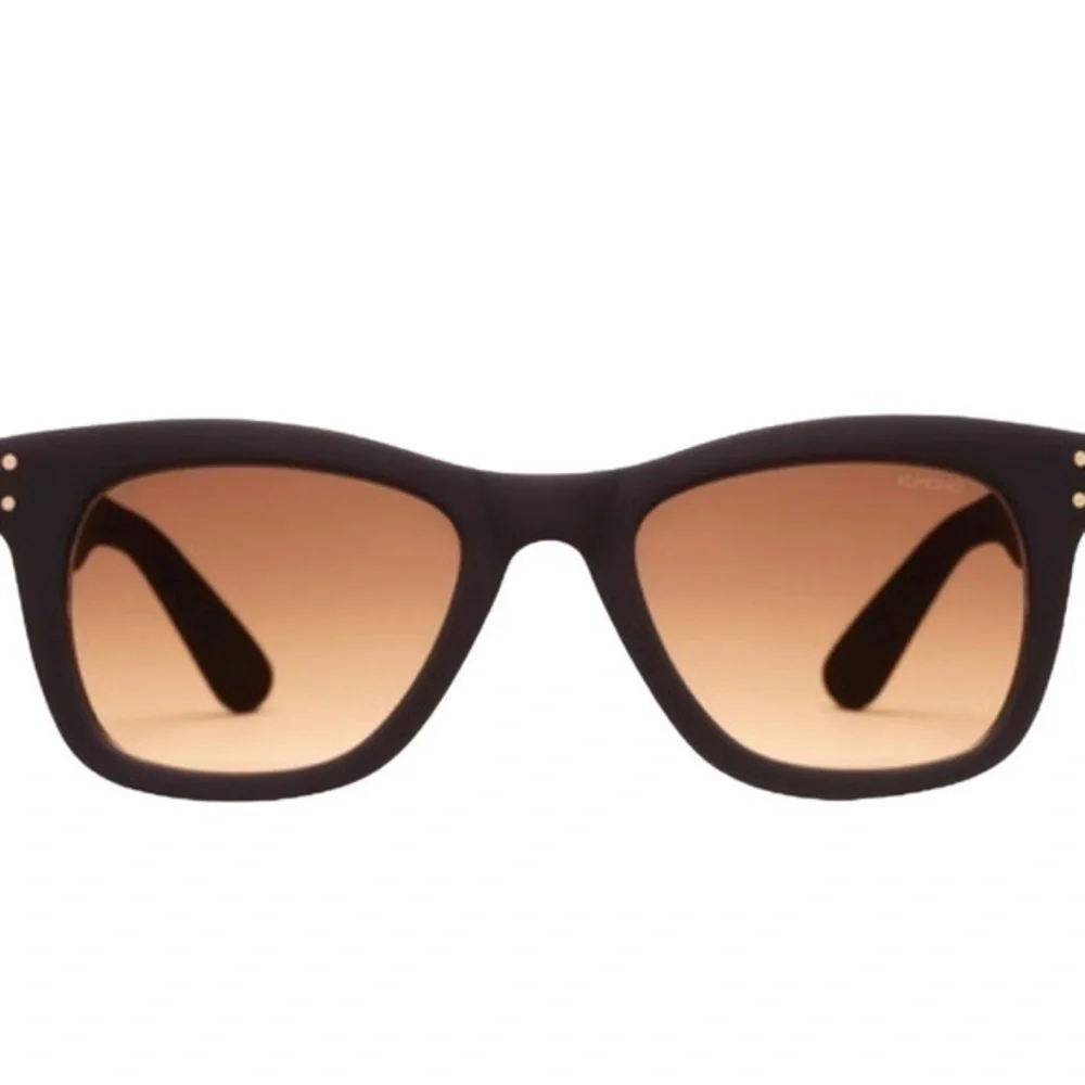 Komono New Allen Black Rubber Sunglasses